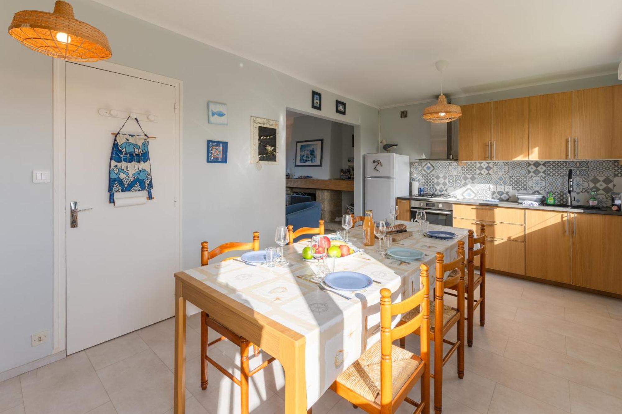 Ty Mor Bras - Maison Familiale A 2 Pas De La Plage Portsall Ngoại thất bức ảnh