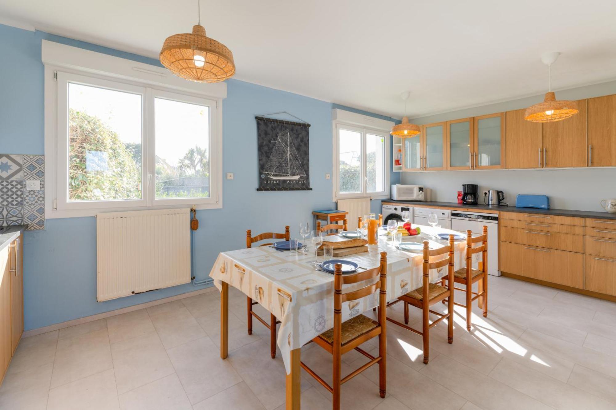 Ty Mor Bras - Maison Familiale A 2 Pas De La Plage Portsall Ngoại thất bức ảnh